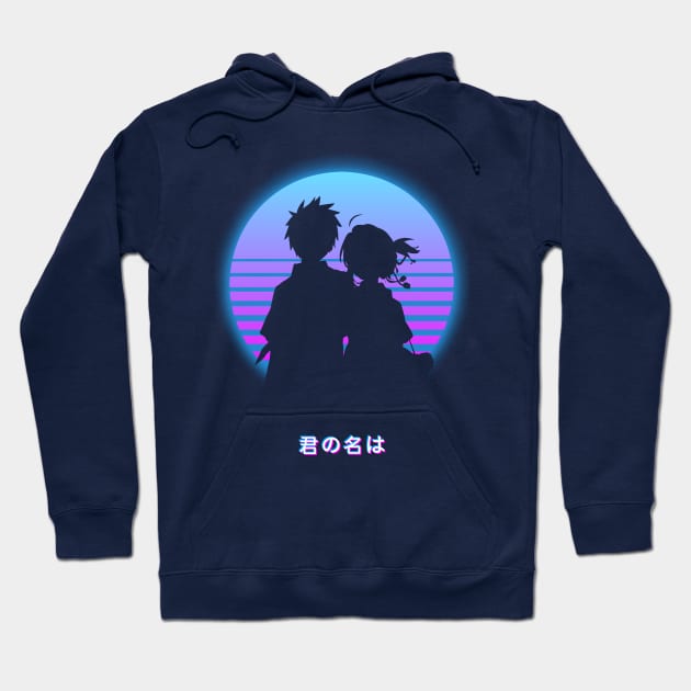 Kimi No Na Wa - Retro 80s Hoodie by The Artz